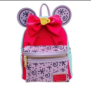 Minnie Mouse main attraction Alice in wonderland loungefly backpack